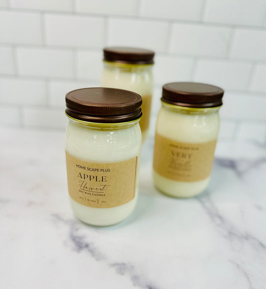 Mason Jar Soy Wax Candle