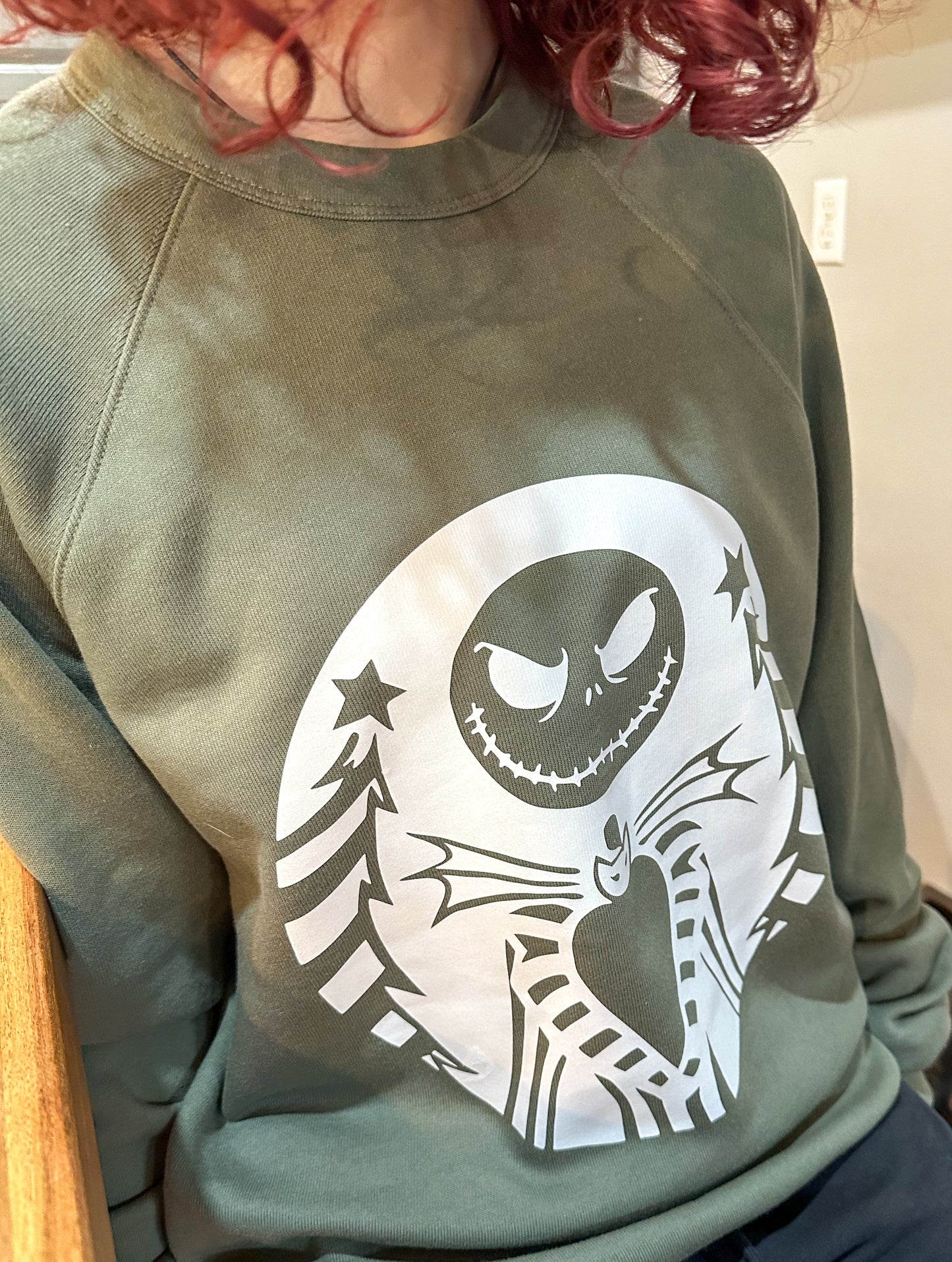 Jack Skeleton Nightmare Before Christmas Crewneck