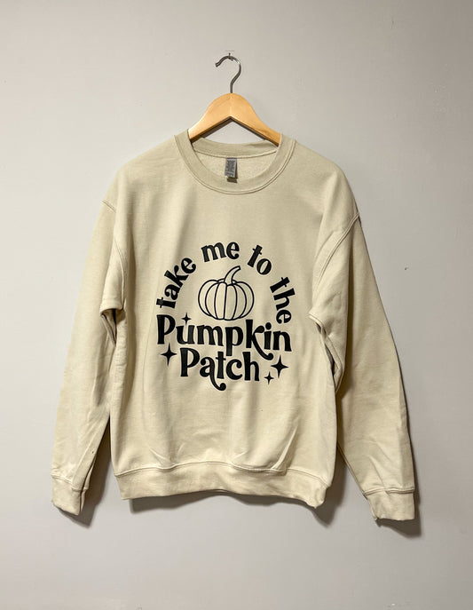 Take Me To The Pumpkin Patch Crewneck Sweatshirt