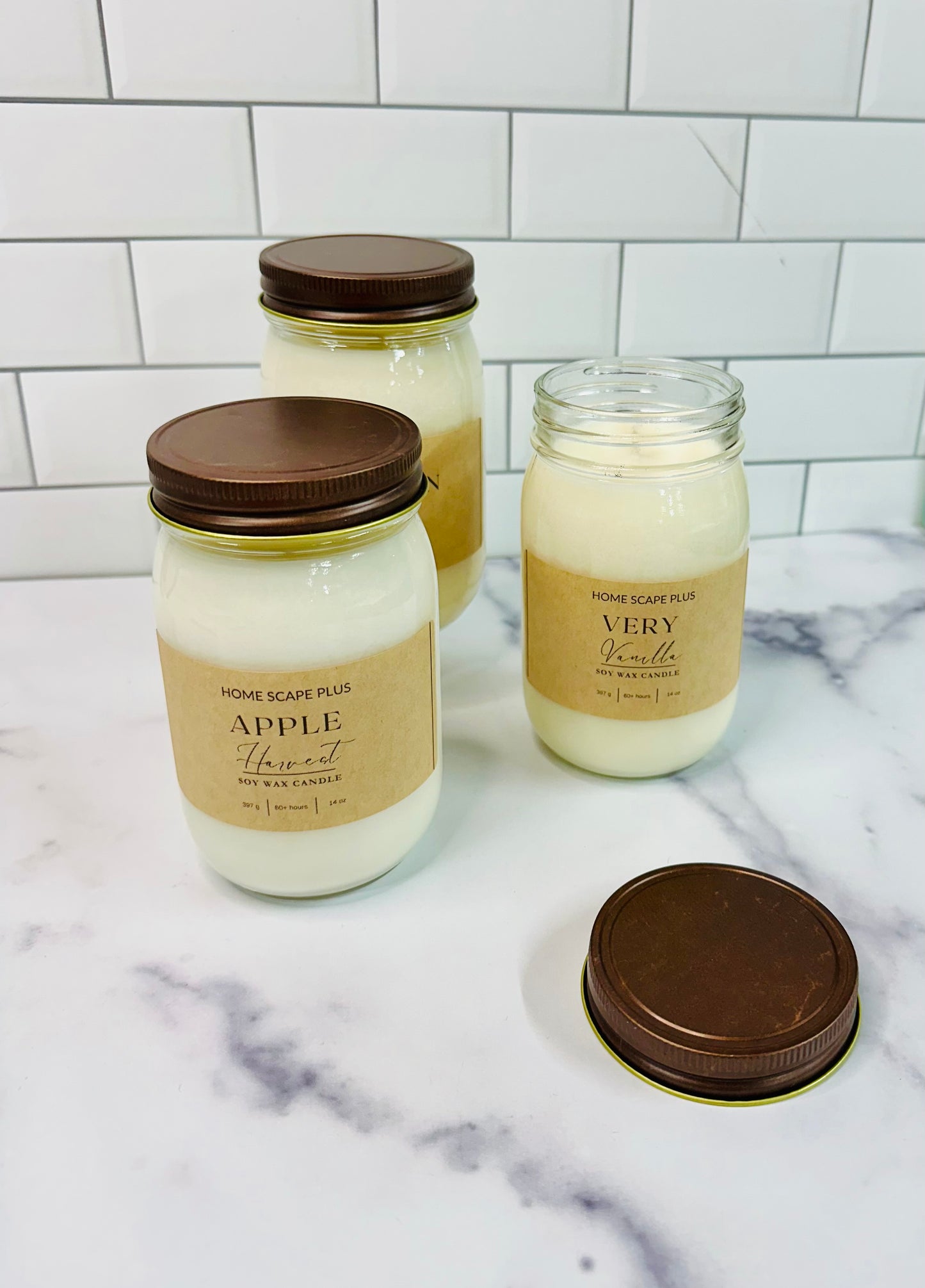 Mason Jar Soy Wax Candle