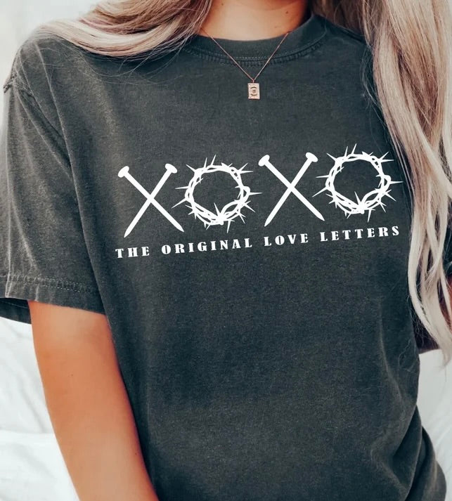 The Original Love Letters Comfort Colors T Shirt