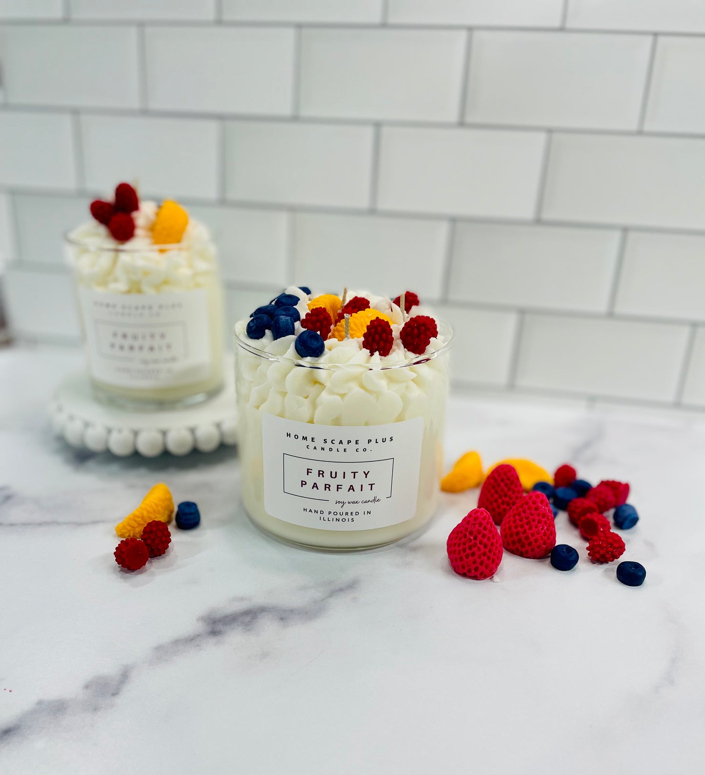 Soy Wax Candle/Fruity Parfait 9oz or 18oz