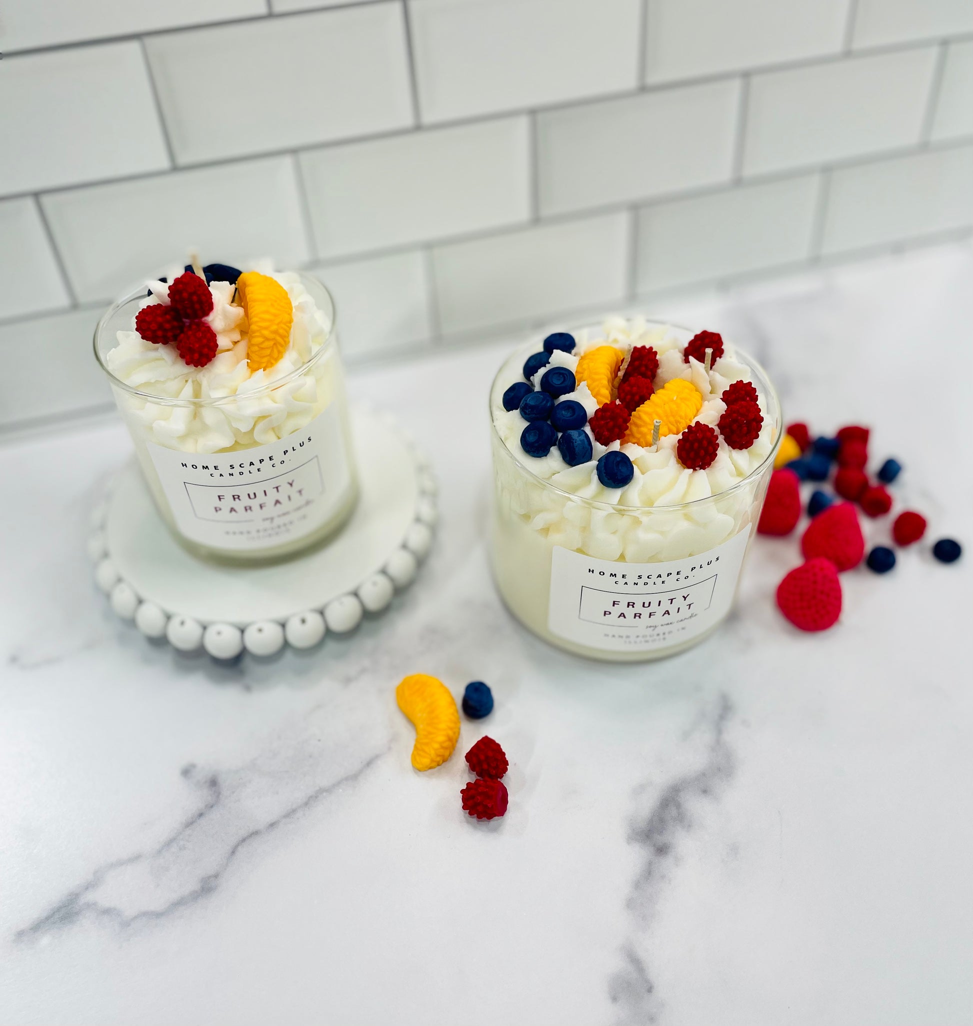 Soy Wax Candle/Fruity Parfait 9oz or 18oz