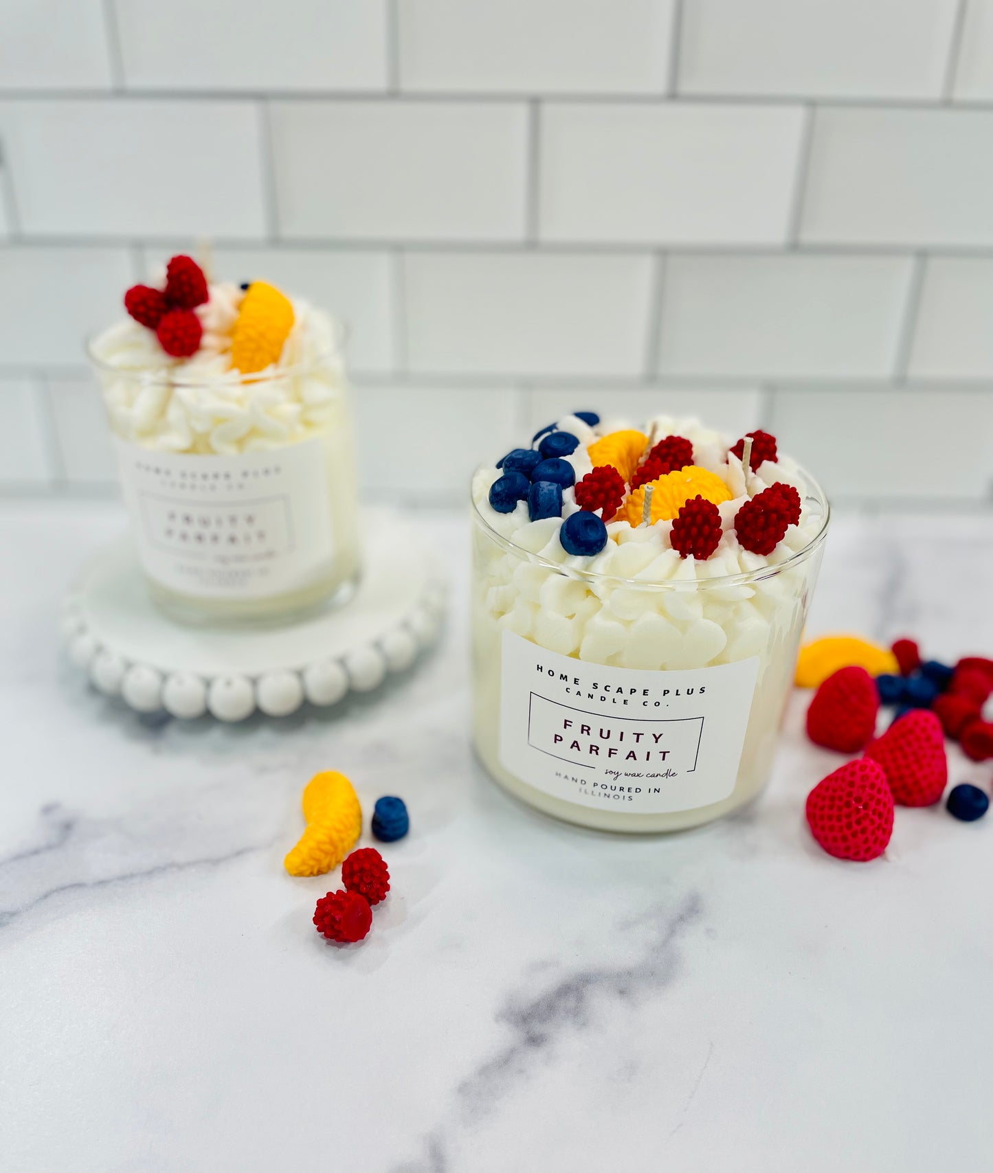 Soy Wax Candle/Fruity Parfait 9oz or 18oz