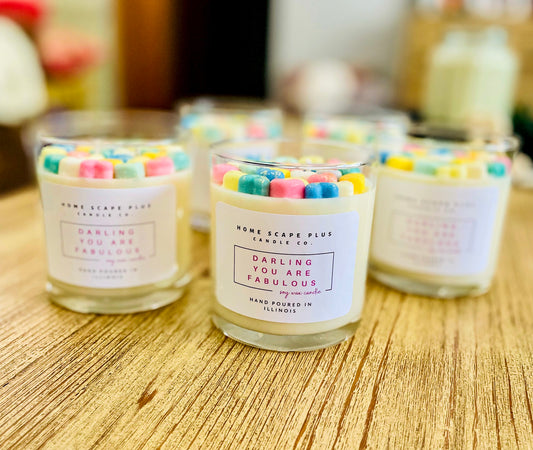 Sparkling Rainbow Soy Candle - Home Scape Plus