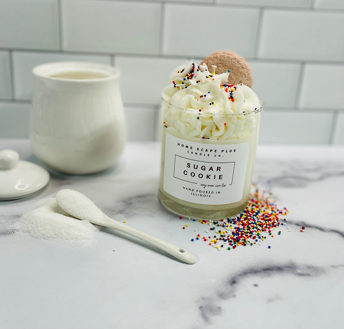 Soy Wax Candle Sugar Cookie - Home Scape Plus